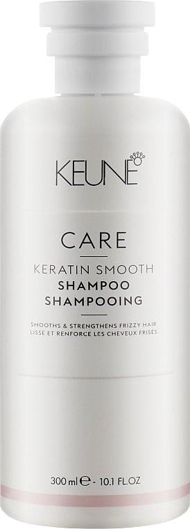 Wygładzający szampon keratynowy do włosów - Keune Care Keratin Smooth Shampoo