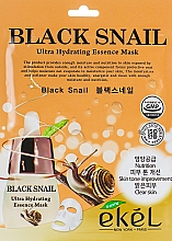 Kup Maska na tkaninie do twarzy z mucyną ślimaka czarnego - Ekel Black Snail Ultra Hydrating Essence Mask