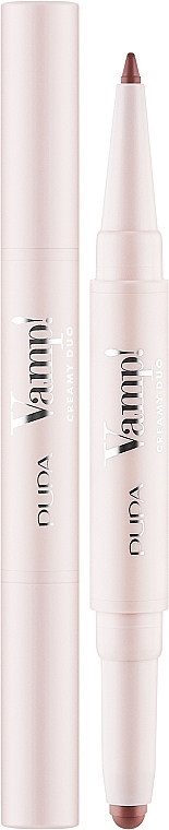 Kredka do ust i pomadka 2 w 1 - Pupa Vamp! Creamy Duo Contouring Lip Pencil & Brilliant Lipstick — Zdjęcie N1