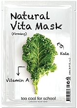 Kup Ujędrniająca maseczka w płachcie do twarzy Jarmuż i witamina A - Too Cool For School Natural Vita Mask Firming