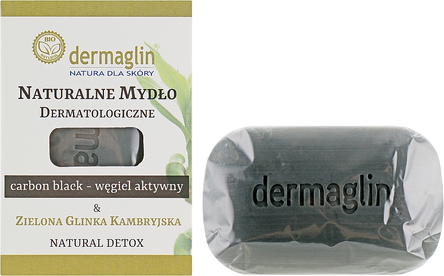 Naturalne mydło dermatologiczne - Dermaglin Natural Detox — Zdjęcie N1
