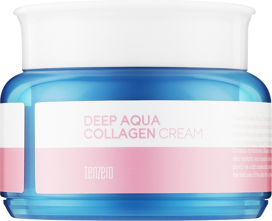 Kolagenowy krem do twarzy - Tenzero Deep Aqua Collagen Cream — Zdjęcie N1