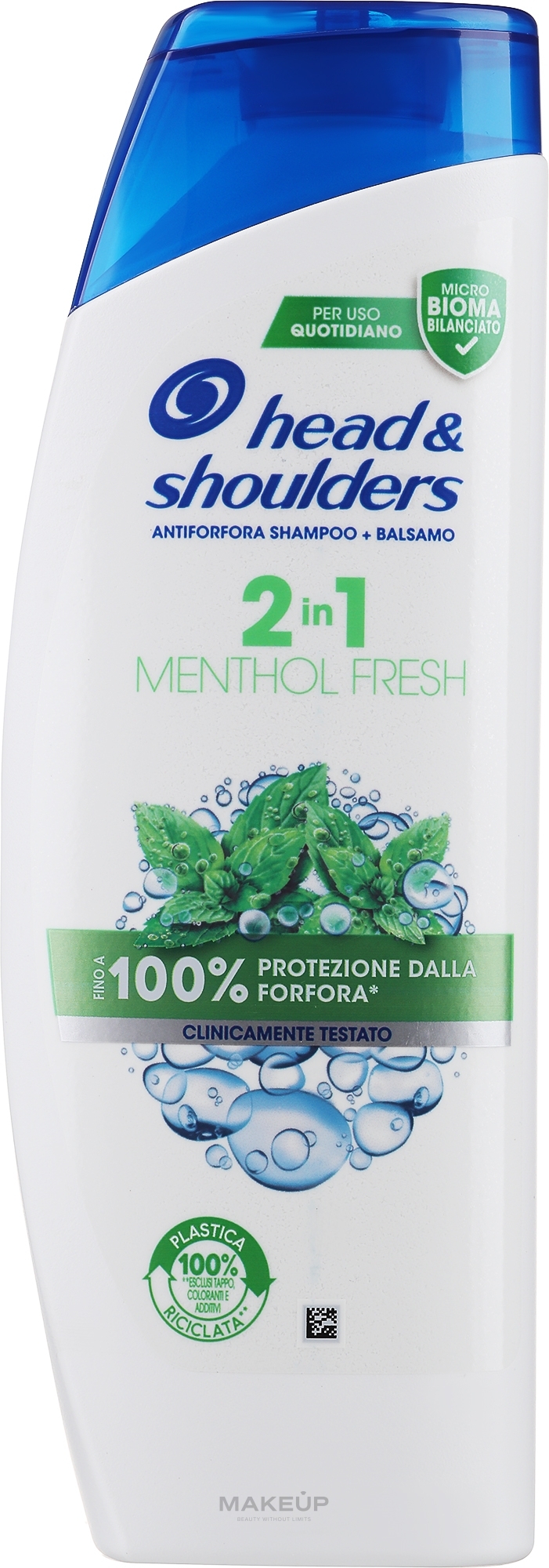 Przeciwłupieżowy szampon i odżywka do włosów 2 w 1 - Head & Shoulders 2in1 Menthol Anti-Dandruff Shampoo + Conditioner — Zdjęcie 360 ml