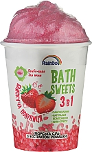 Kup Truskawkowy zestaw do kąpieli z solą morską i ekstraktem z rumianku - Rainbow (280g)