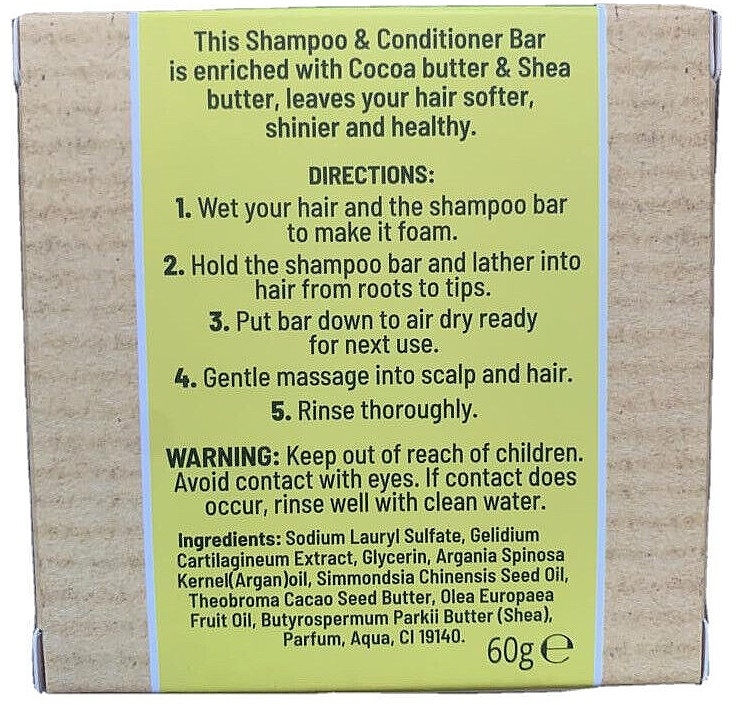 Stały szampon-odżywka - Xpel Marketing Ltd Banana Shampoo & Conditioner Bar — Zdjęcie N2