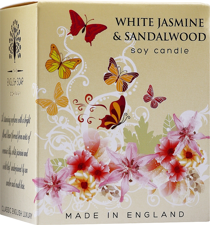 Świeca zapachowa - The English Soap Company White Jasmine and Sandalwood Candle — Zdjęcie N2