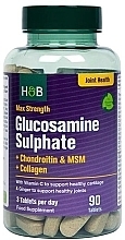 Kup Suplement diety, 90 szt - Holland & Barrett Max Strength Glucosamine Sulphate & Chondroitin & MSM + Collagen
