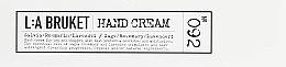 Krem do rąk Szałwia, rozmaryn i lawenda - L:A Bruket No. 092 Hand Cream Sage/Rosemary/Lavender — Zdjęcie N3