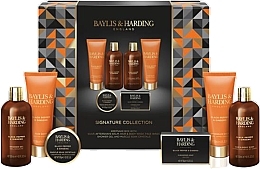 Zestaw, 6 produktów - Baylis & Harding Black Pepper & Ginseng Luxury Shower & Prep Gift Set — Zdjęcie N1