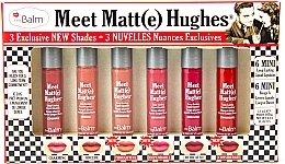 Zestaw matowych mini-pomadek do ust - TheBalm Meet Matt(e) Hughes 6 Mini Kit (lipstick/6x1.2ml) — Zdjęcie N1