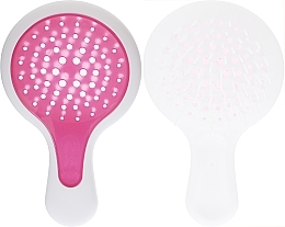 Silikonowa szczotka do włosów Mini Superbrush, różowa - Janeke — Zdjęcie N1