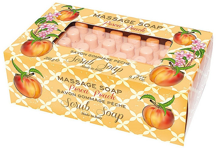 Peelingujące mydło do masażu Brzoskwinia - Antico Saponificio Gori 1919 Massage Scrub Soap Peach — Zdjęcie N1