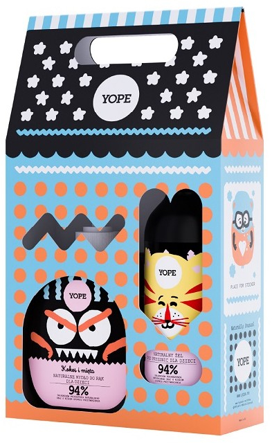 Zestaw podarunkowy dla dzieci - Yope Kids Gift Set (h/soap/400ml + sh/gel/400ml) — Zdjęcie N1