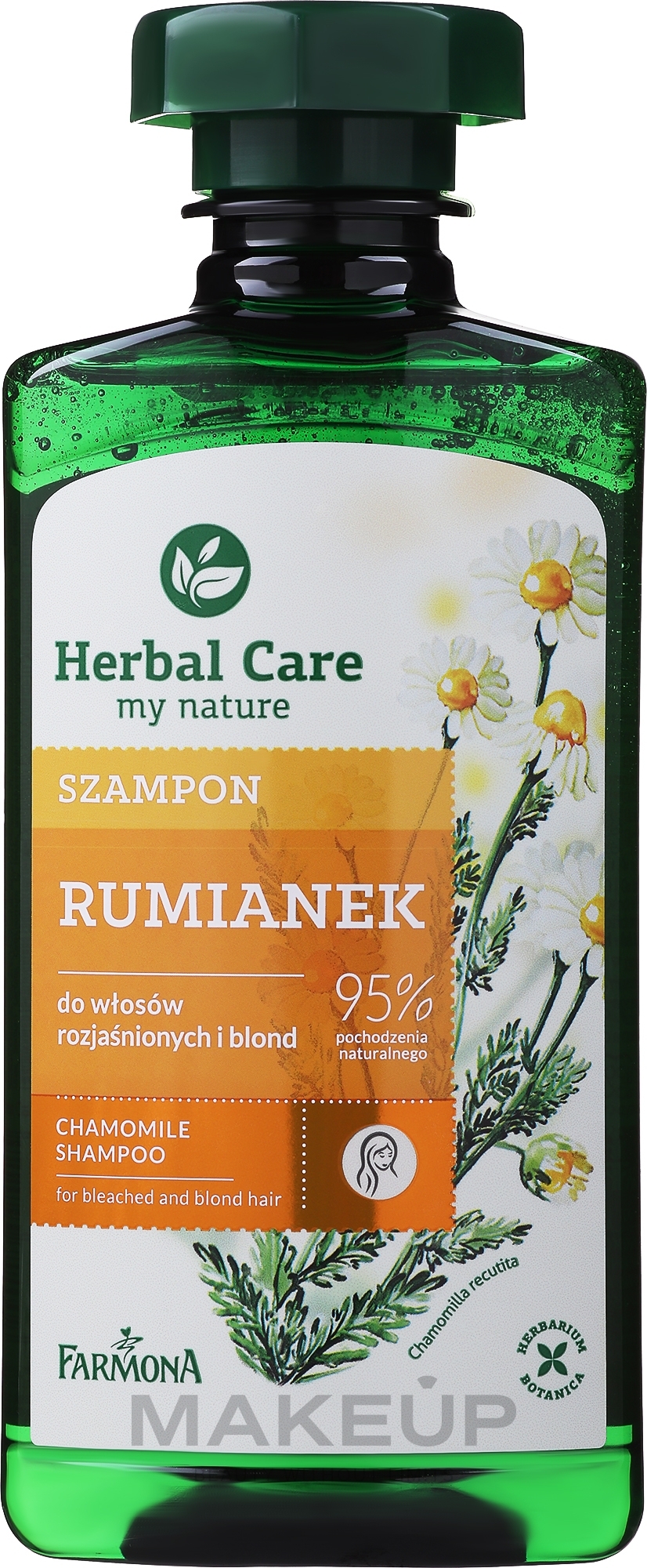 Szampon do włosów rozjaśnionych i blond Rumianek - Farmona Herbal Care — Zdjęcie 330 ml