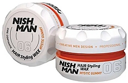 Wosk do stylizacji włosów - Nishman Hair Styling Wax 06 Mystic Gummy — Zdjęcie N1