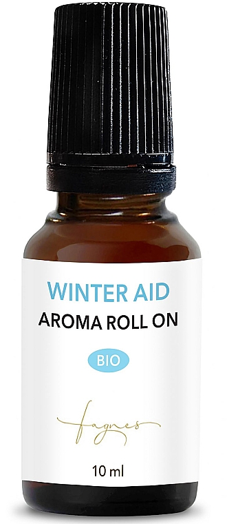 Mieszanka olejków eterycznych na przeziębienia, roll-on - Fagnes Aromatherapy Bio Winter Aid Aroma Roll On — Zdjęcie N1