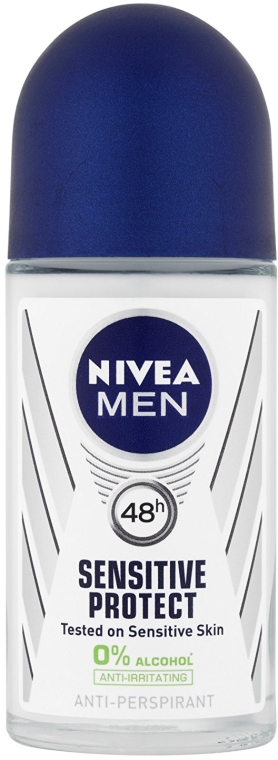 Antyperspirant w kulce dla mężczyzn - NIVEA MEN Sensitive Protect 48H — Zdjęcie N1
