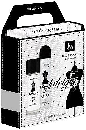 Zestaw - Jean Marc Intrigue (deo/75ml + edt/50ml) — Zdjęcie N1