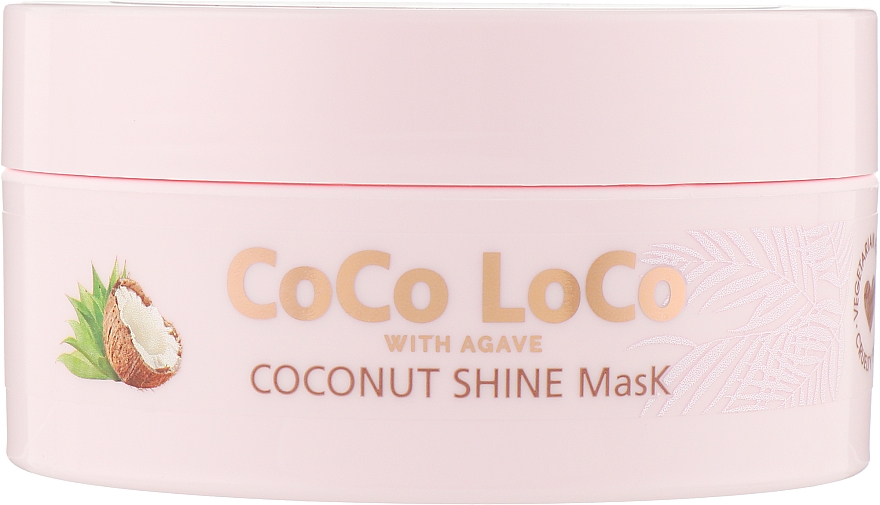 Nawilżająca olejkowa maska do włosów - Lee Stafford Coco Loco With Agave Coconut Shine Mask — Zdjęcie N2