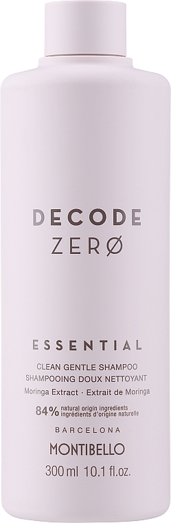 Szampon do włosów - Montibello Decode Zero Essential Clean Gentle Shampoo — Zdjęcie N1