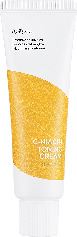 Tonizujący krem do twarzy z witaminą C - IsNtree C-Niacin Toning Cream — Zdjęcie N1