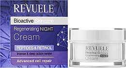 Intensywnie regenerujący krem do twarzy na noc - Revuele Bioactive Skincare Regenerating Night Cream — Zdjęcie N2