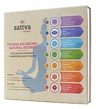 Zestaw kadzidełek Chakra Box - Sattva Ayurveda Chakra Box — Zdjęcie N2