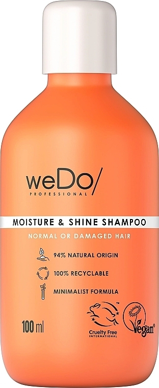 Szampon do włosów normalnych lub zniszczonych - WeDo Professional Moisture & Shine Shampoo — Zdjęcie N2