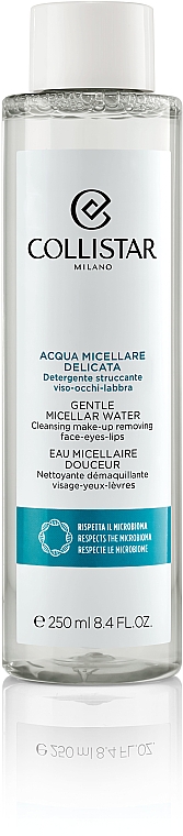 Delikatna woda micelarna do demakijażu twarzy, oczu i ust - Collistar Gentle Micellar Water