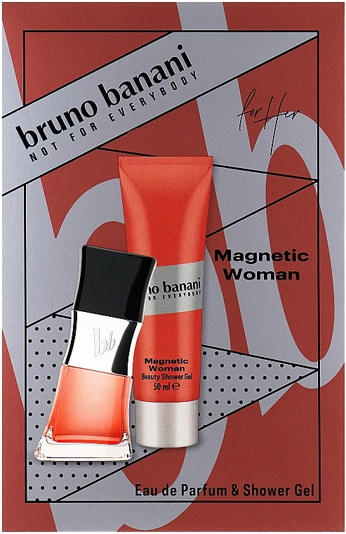 Bruno Banani Magnetic Woman - Zestaw (edp 30 ml + sh/gel 50 ml)