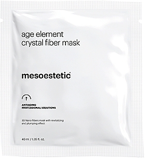 aska do twarzy - Mesoestetic Age Element Crystal Fiber Mask — Zdjęcie N1
