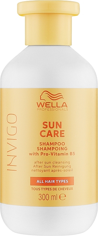 Nawilżający szampon do włosów po opalaniu - Wella Professionals Invigo Sun After Sun Cleansing Shampoo — Zdjęcie N2