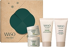 Zestaw - Shiseido Waso Holiday Kit (mask/30ml + gel/30ml + mask/15ml + cr/15ml) — Zdjęcie N2