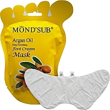 Kup Nawilżająca maska do stóp z olejkiem arganowym - Mond'Sub Argan Oil Foot Cream Mask