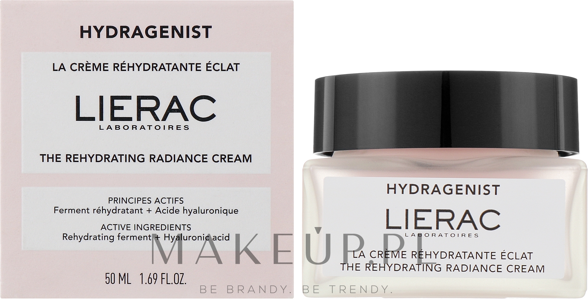 Nawilżający krem ​​do twarzy - Lierac Hydragenist The Rehydrating Radiance Cream — Zdjęcie 50 ml