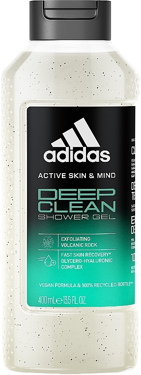 Peelingujący żel pod prysznic - Adidas Deep Clean Shower Gel — Zdjęcie N1