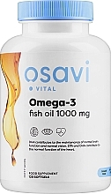 Kapsułki Omega-3 Olej Rybi, 1000mg, destylowana molekularnie - Osavi Omega-3 Fish Oil Molecularly Distilled — Zdjęcie N1