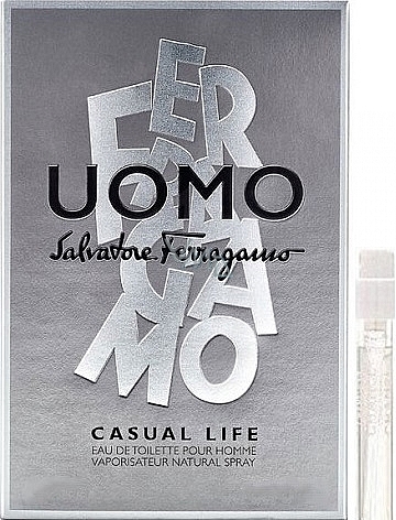 Salvatore Ferragamo Uomo Casual Life - Woda toaletowa (próbka) — Zdjęcie N1