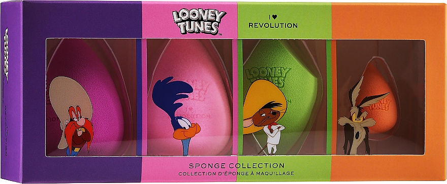 Zestaw gąbek do makijażu - I Heart Revolution Looney Tunes Makeup Sponges — Zdjęcie N1