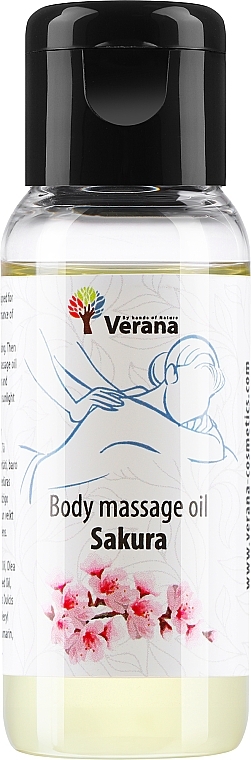 Olejek do masażu ciała Sakura - Verana Body Massage Oil — Zdjęcie N1