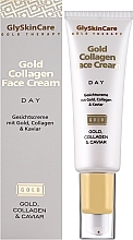 Kolagenowy krem do twarzy ze złotem na dzień - GlySkinCare Gold Collagen Day Face Cream — Zdjęcie N2
