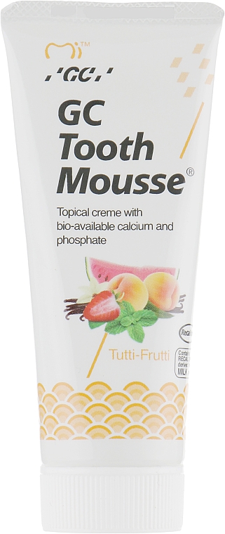 Krem do zębów - GC Tooth Mousse Tutti-Frutti — Zdjęcie N2