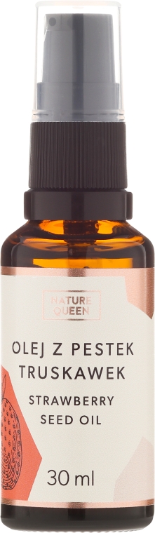 Olej z pestek truskawek - Nature Queen Strawberry Seed Oil — Zdjęcie N1