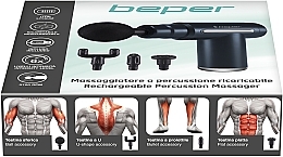 Masażer do ciała - Beper Massage Gun P302MAS002 — Zdjęcie N3