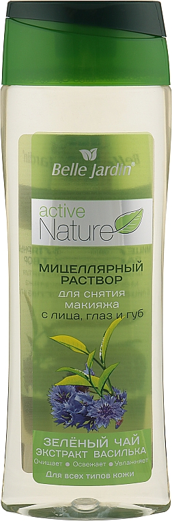 Płyn micelarny do demakijażu twarzy, oczu i ust - Belle Jardin Active Nature Eco — Zdjęcie N1