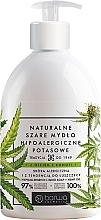 Kup Hipoalergiczne szare mydło potasowe w płynie z olejem konopnym - Barwa Hypoallergenic Liquid Soap
