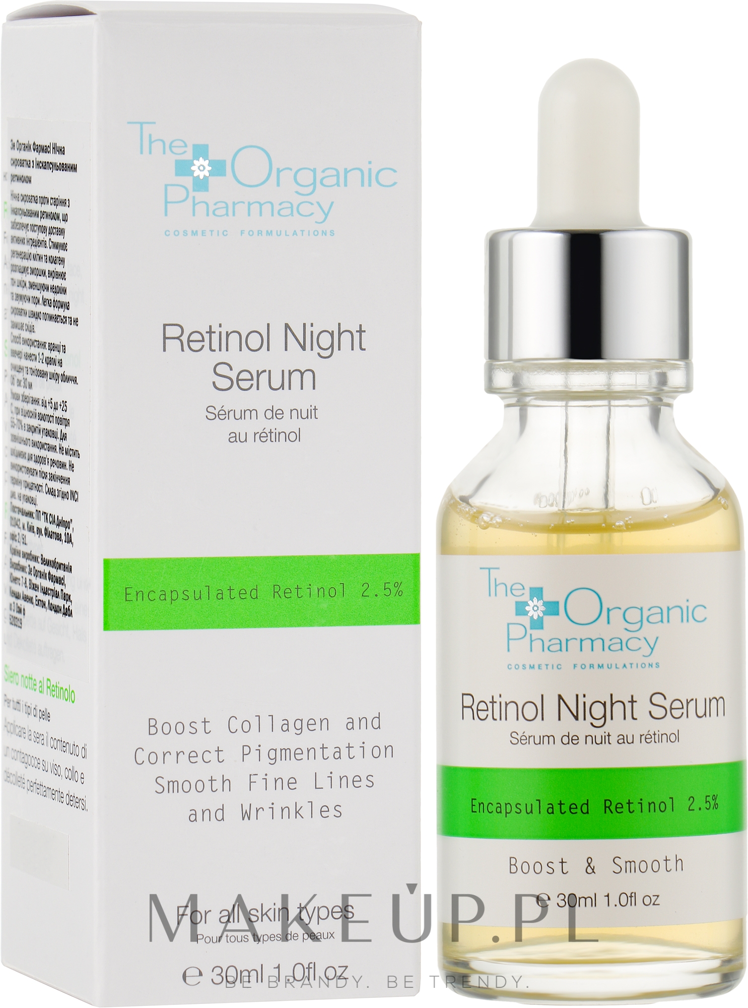 Serum na noc z retinolem - The Organic Pharmacy Retinol Night Serum — Zdjęcie 30 ml