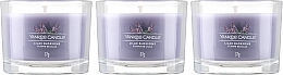 Zestaw świec zapachowych Kwiaty bzu - Yankee Candle Lilac Blossoms (candle/3x37g) — Zdjęcie N2