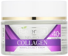 Nawilżający krem-koncentrat przeciwzmarszczkowy 40+ - Bielenda Neuro Collagen — Zdjęcie N2