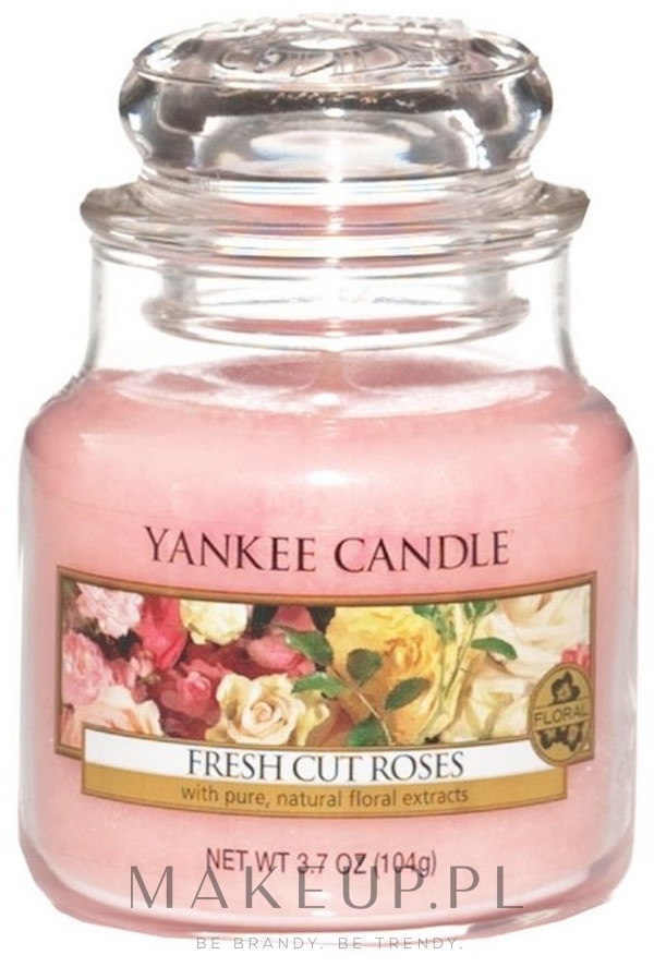 Świeca zapachowa w słoiku - Yankee Candle Fresh Cut Roses — Zdjęcie 104 g
